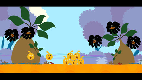 LocoRoco roule sur PSP
