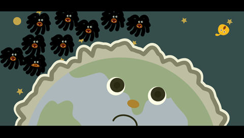 LocoRoco roule sur PSP