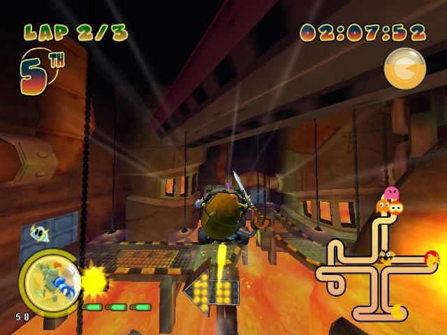 Pac-Man World Rally en 25 screens