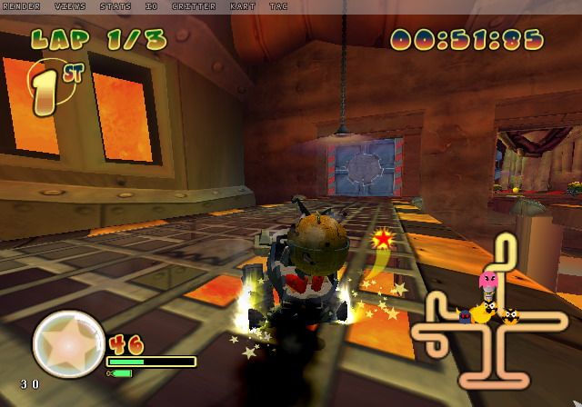 Pac-Man World Rally en 25 screens