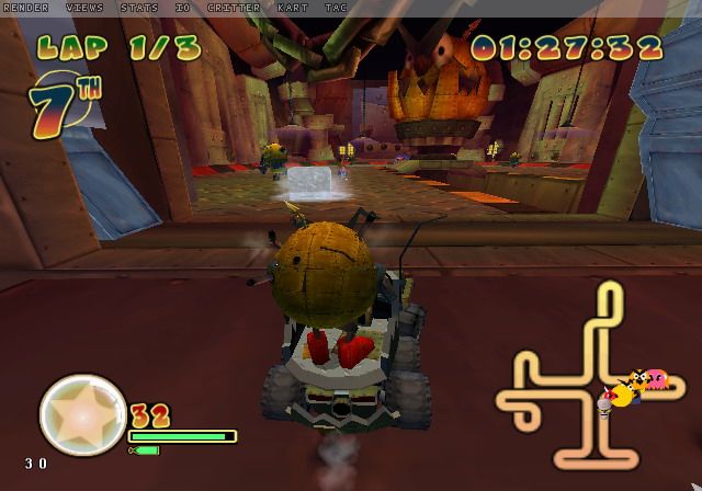 Pac-Man World Rally en 25 screens