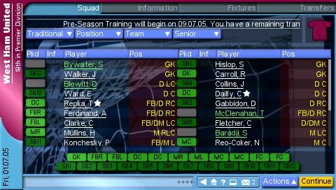 L'Entraineur en retard sur PSP