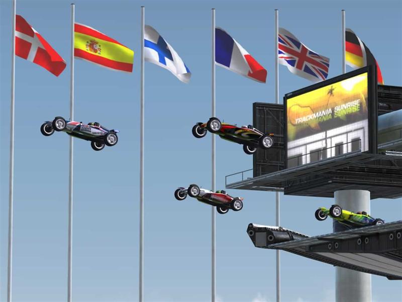 TrackMania Nations : la vingtaine