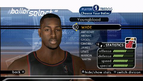 NBA Ballers: Rebound arrive sur PSP