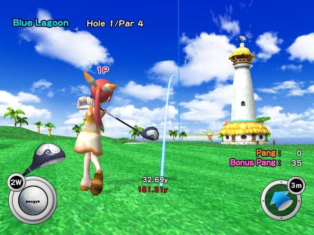 Swing Golf Pangya sur le départ