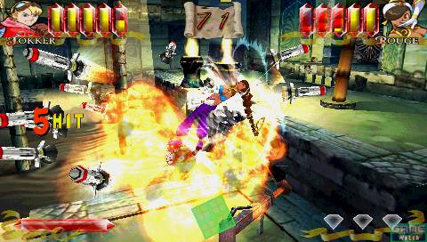 Power Stone se bastonne en images