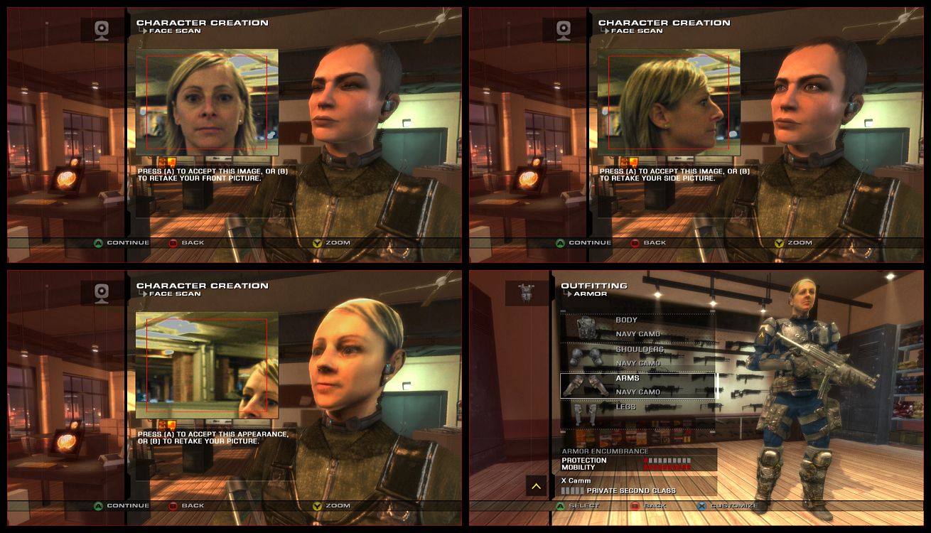 Rainbow Six Vegas sur la caméra