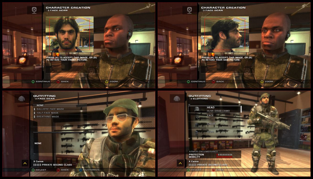 Rainbow Six Vegas sur la caméra