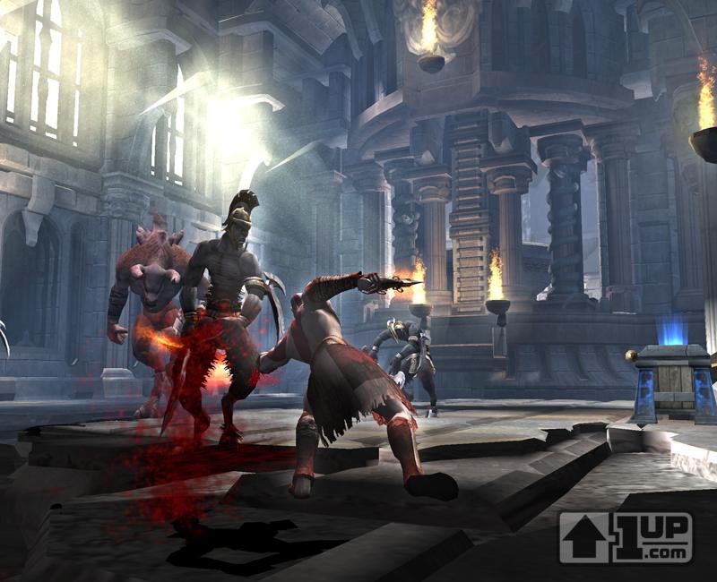 Kratos en pleine action