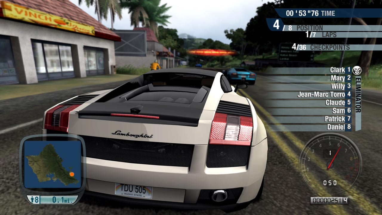 Test Drive Unlimited sur la route