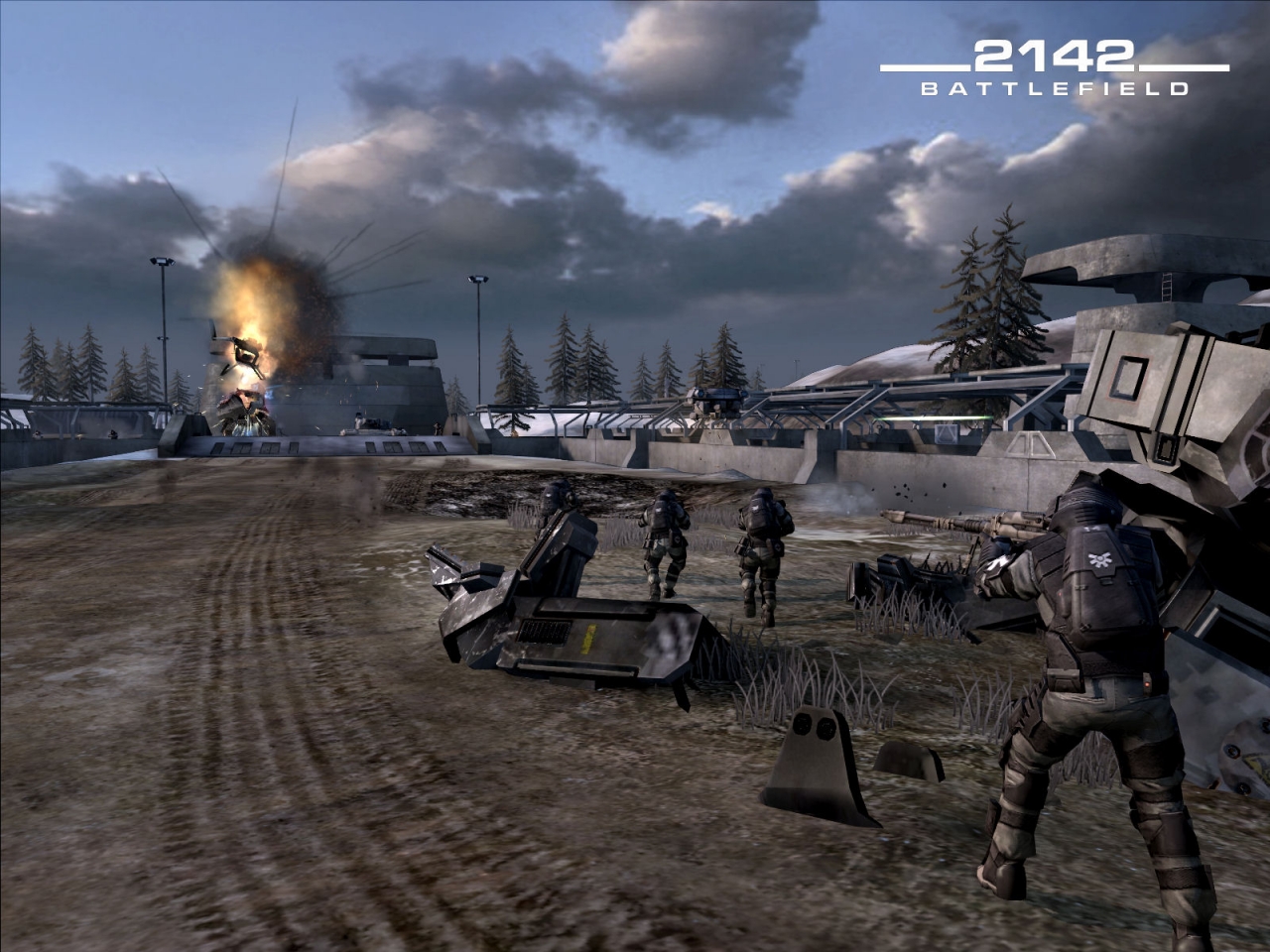 Battlefield 2142 en action