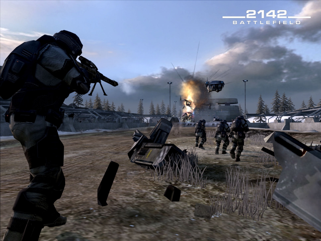 Battlefield 2142 en action