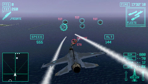Ace Combat X, la PSP dans les nuages