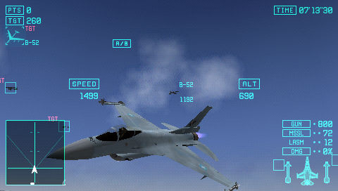 Ace Combat X, la PSP dans les nuages