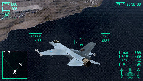 Ace Combat X, la PSP dans les nuages