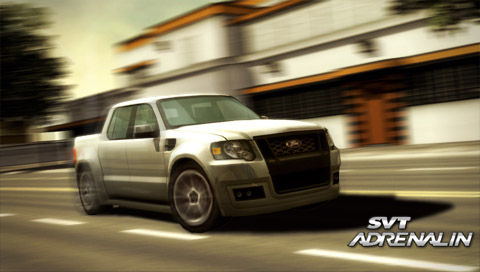 Ford Street Racing roule sur PSP