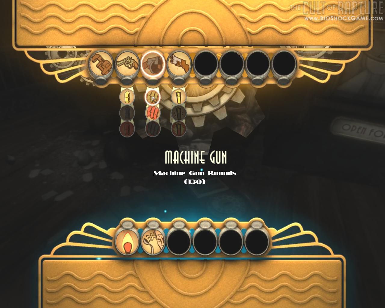 Bioshock : l'interface en images