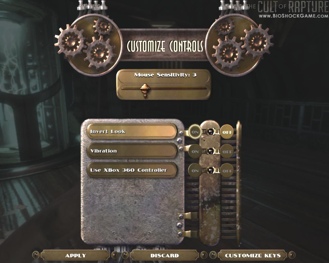 Bioshock : l'interface en images