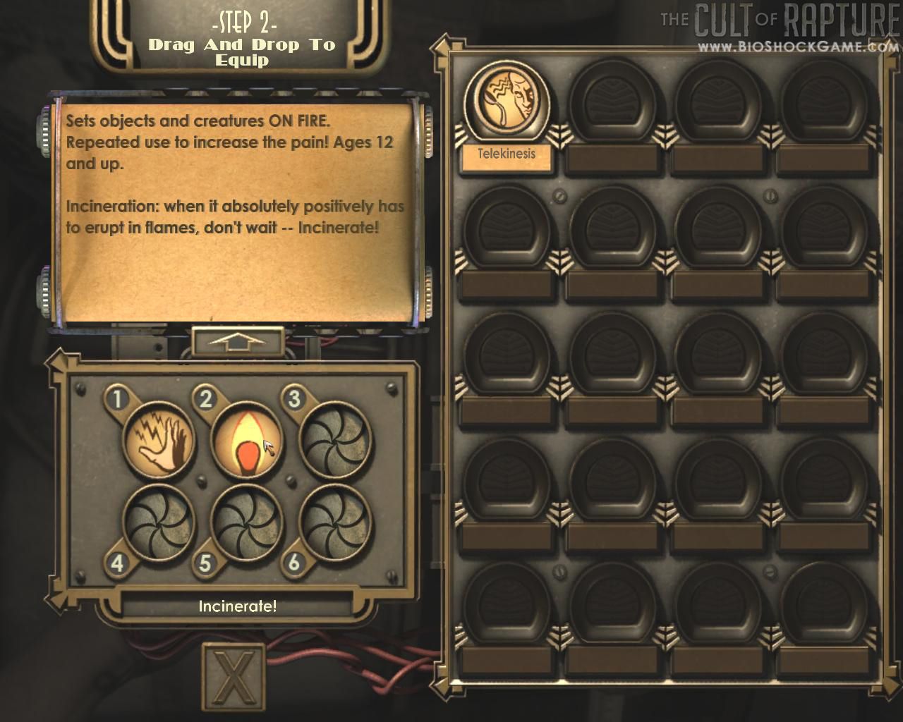 Bioshock : l'interface en images
