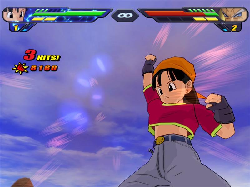 Pan se la donne dans DBZ Tenkaichi 2