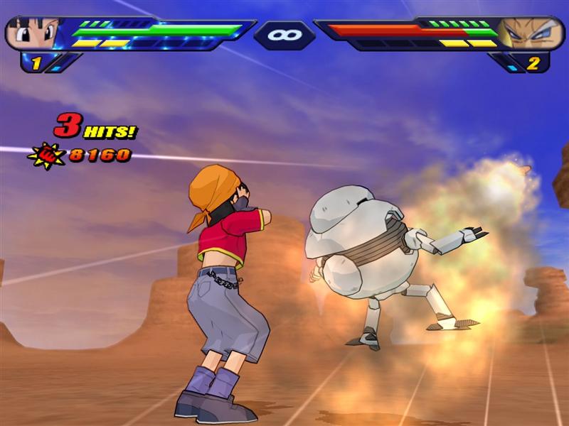 Pan se la donne dans DBZ Tenkaichi 2