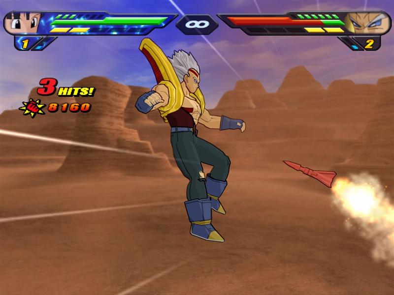 Pan se la donne dans DBZ Tenkaichi 2