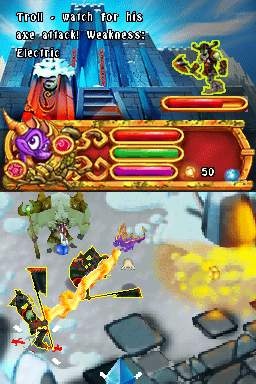 The Legend of Spyro imagé sur DS