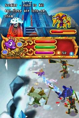 The Legend of Spyro imagé sur DS