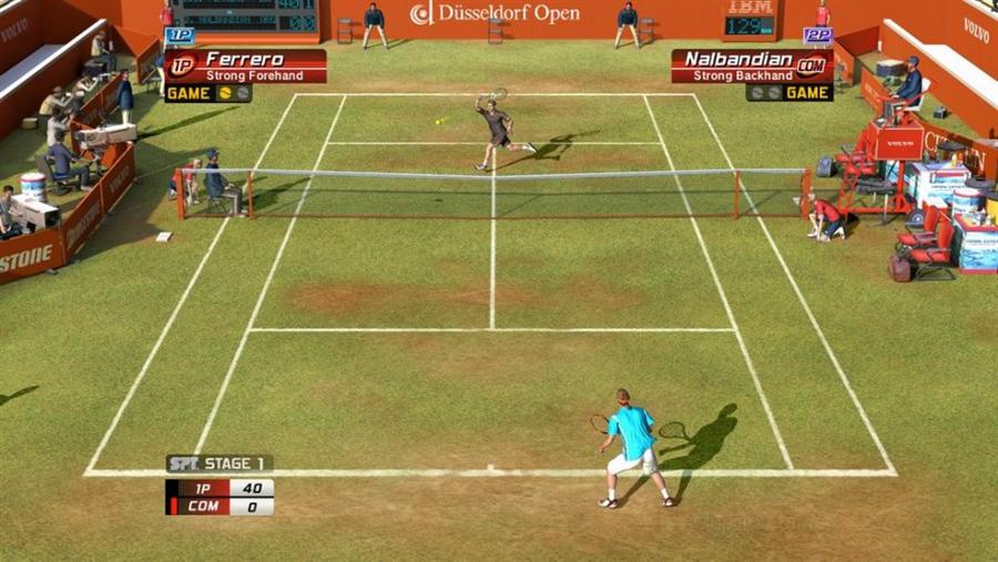 Virtua Tennis 3 glisse sur le gazon