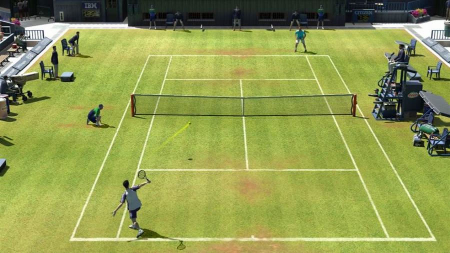 Virtua Tennis 3 glisse sur le gazon