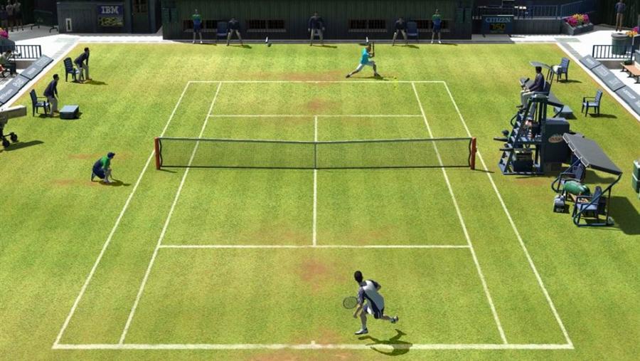 Virtua Tennis 3 glisse sur le gazon