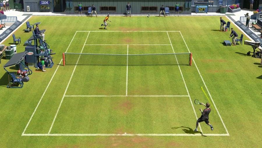 Virtua Tennis 3 glisse sur le gazon