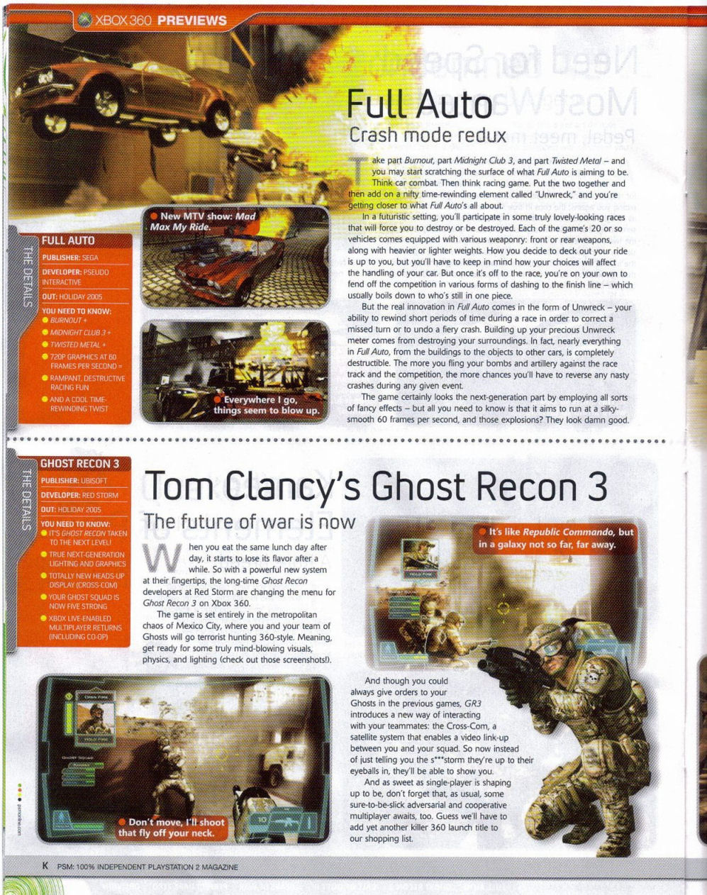 Scans des jeux Xbox 360