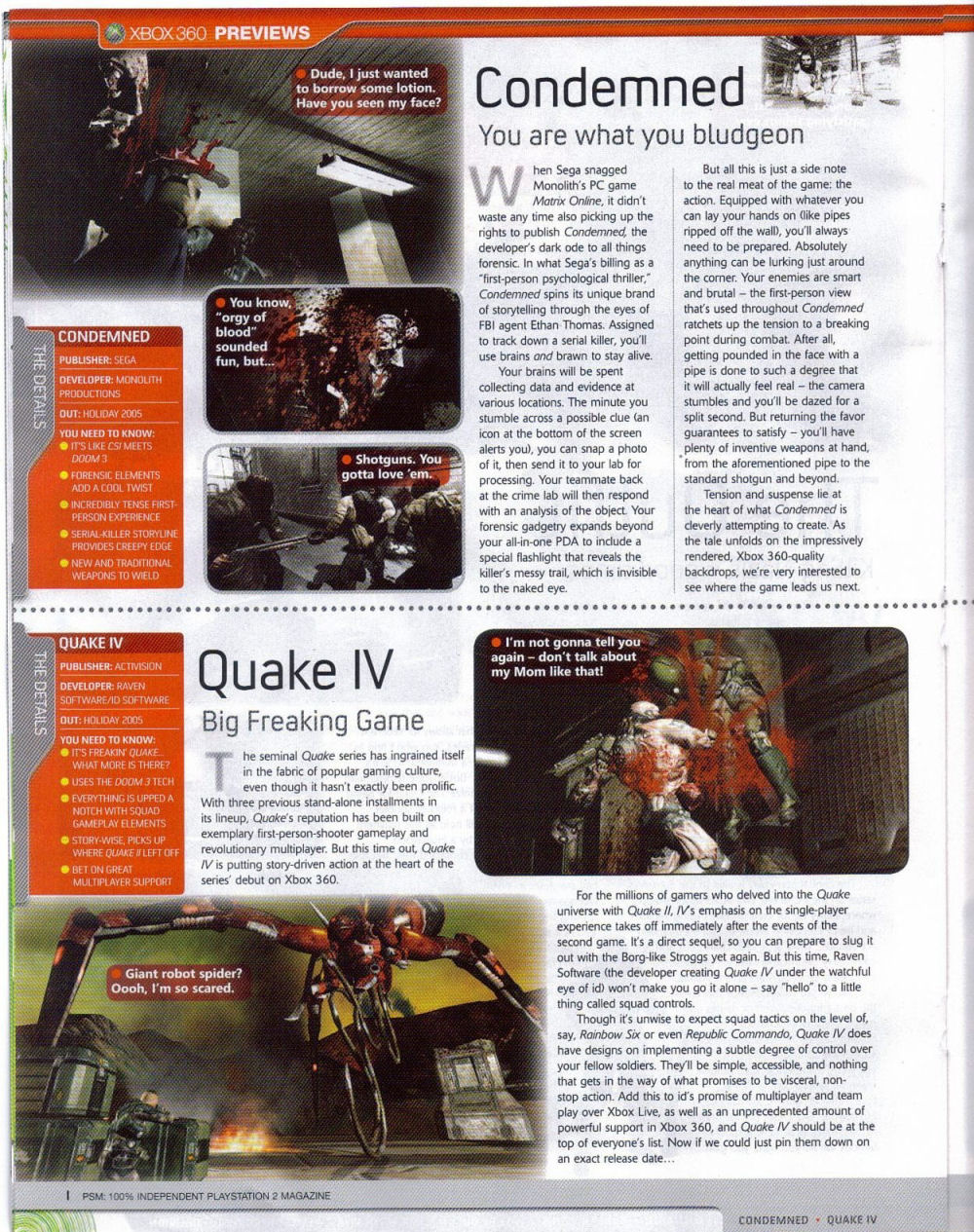 Scans des jeux Xbox 360