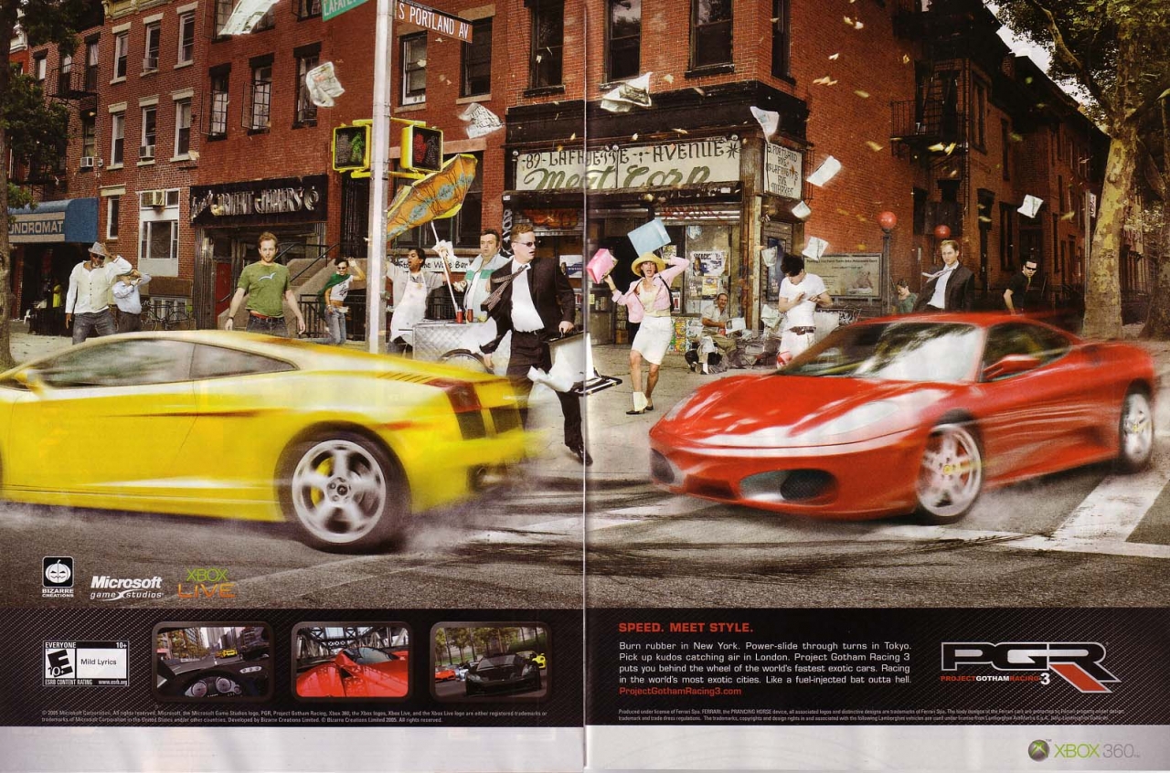 Les jeux Xbox 360 font leur pub