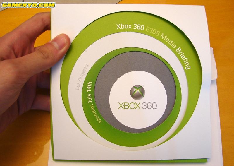 Microsoft's E3 press conference invitation: some photos