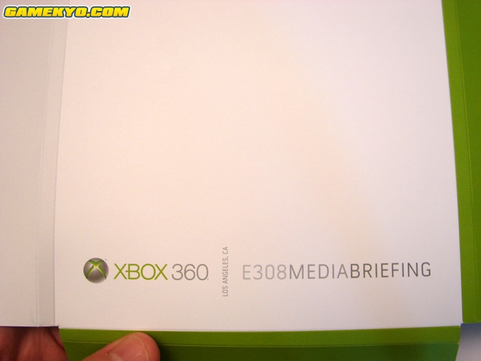Microsoft's E3 press conference invitation: some photos