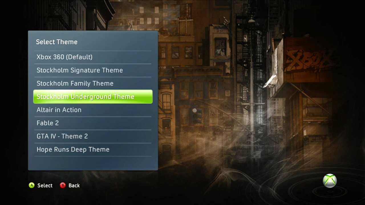Nouvelle Expérience Xbox : nouveaux thèmes et chaine amis