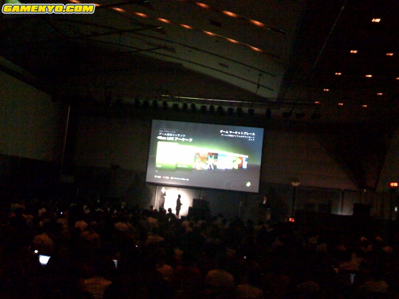 Conférence Microsoft au Tokyo Game Show 2008