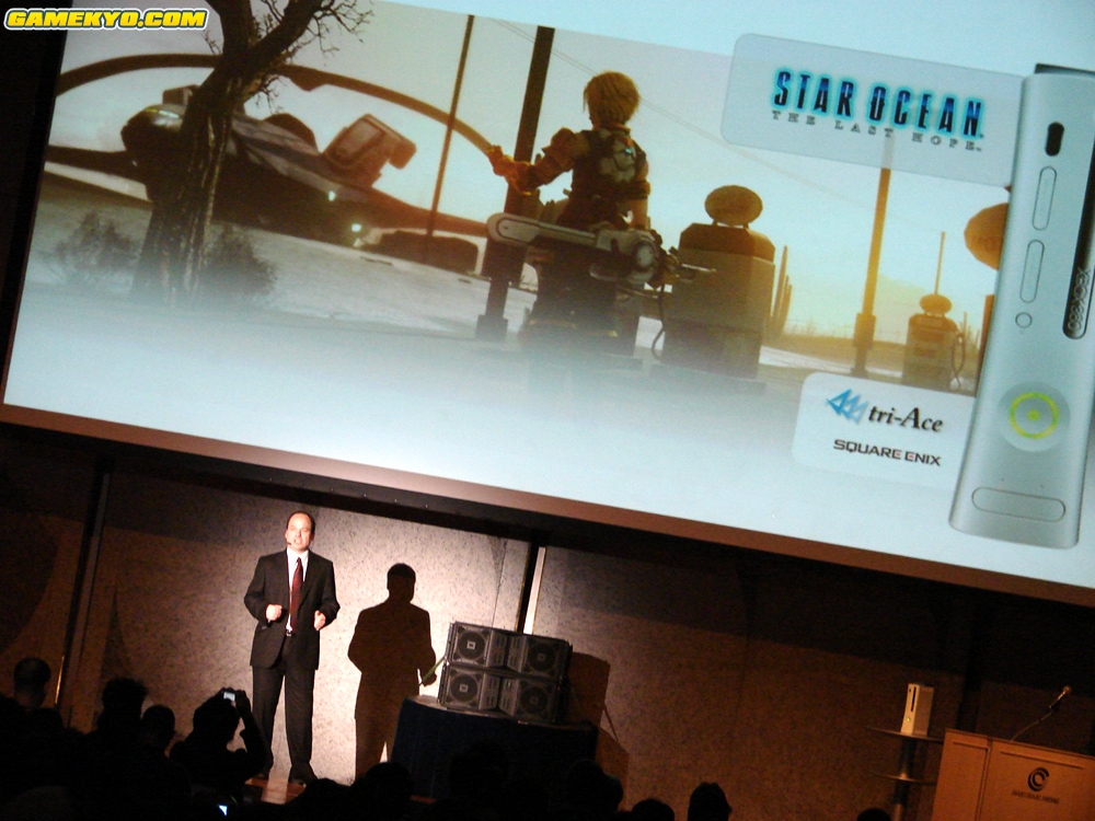 Conférence Microsoft au Tokyo Game Show 2008