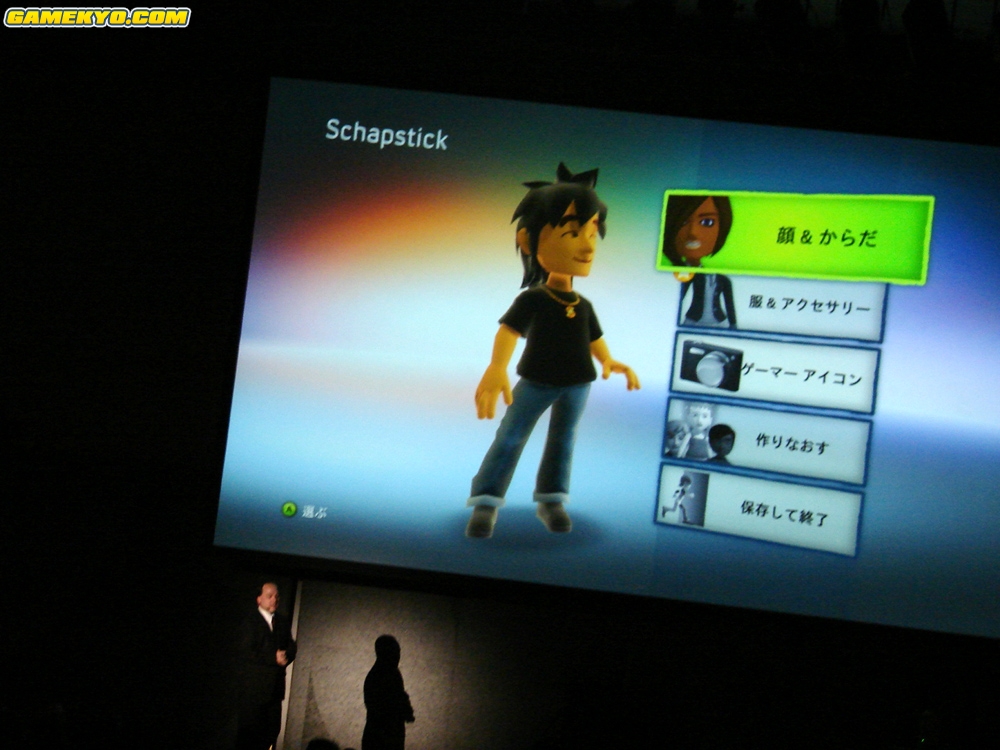 Conférence Microsoft au Tokyo Game Show 2008
