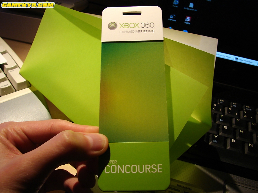 Microsoft E3 press conference invitation: some photos