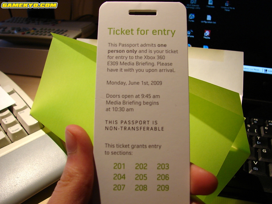 Nos invitations pour la conférence Microsoft E3 2009