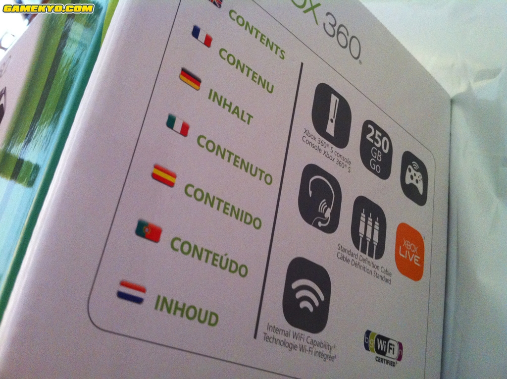 la nouvelle Xbox 360 en photos