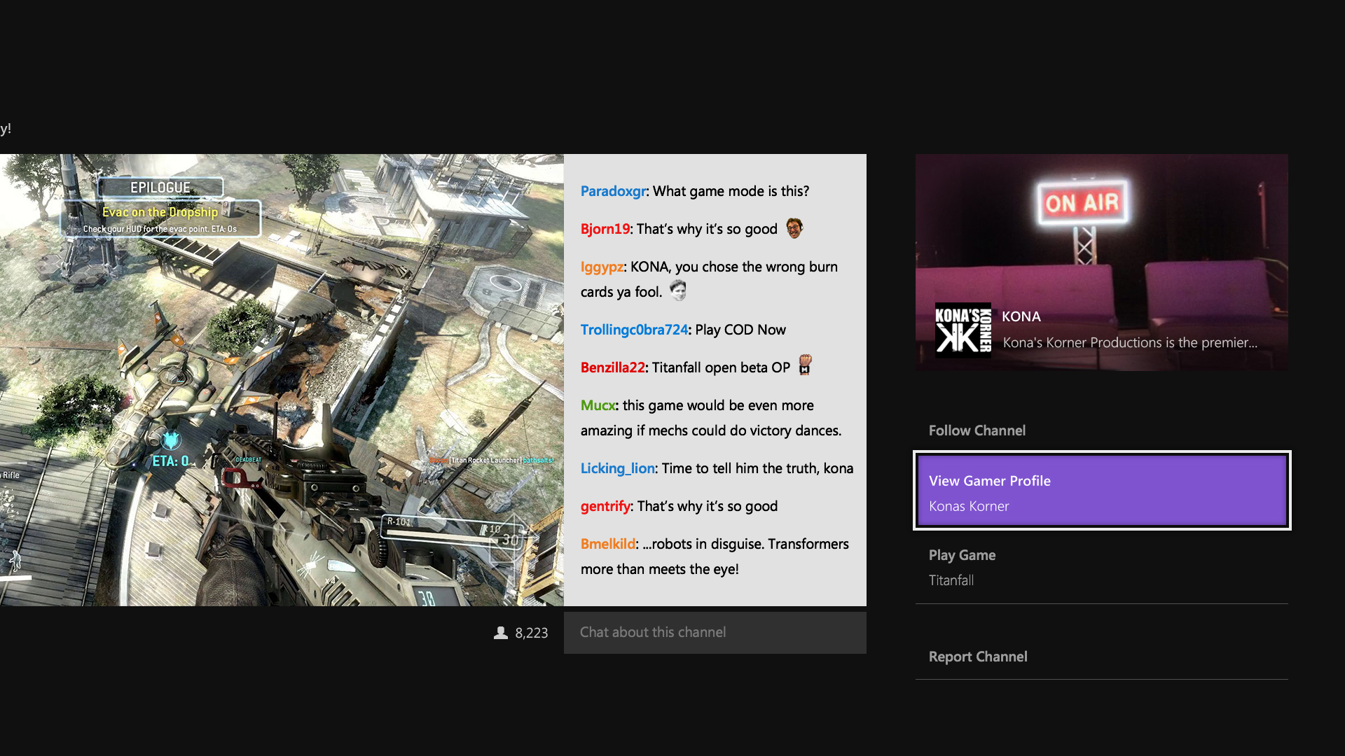 Twitch se date sur Xbox One