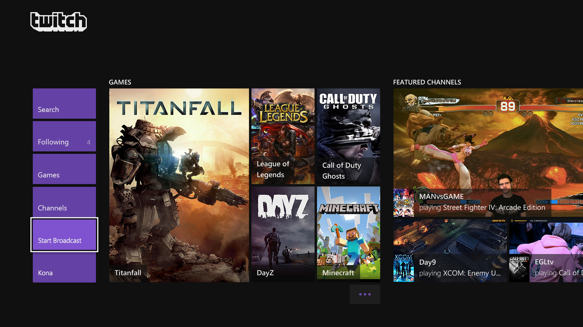 Twitch se date sur Xbox One