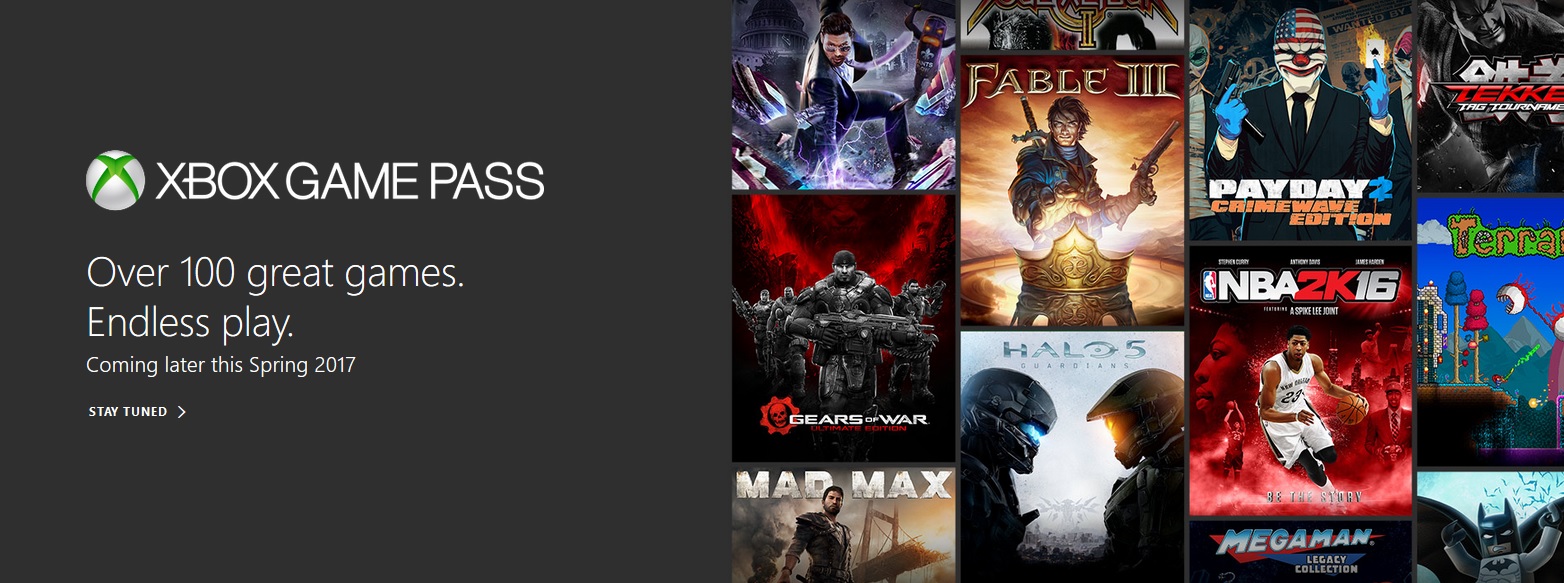 Xbox Game Pass : lancement le 1er juin