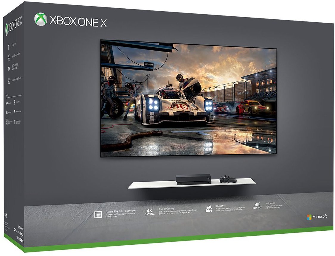 Xbox One X : visuels et packaging