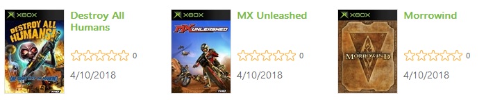 [LEAK] Les 4 nouveaux jeux Xbox 1 rétrocompatibles