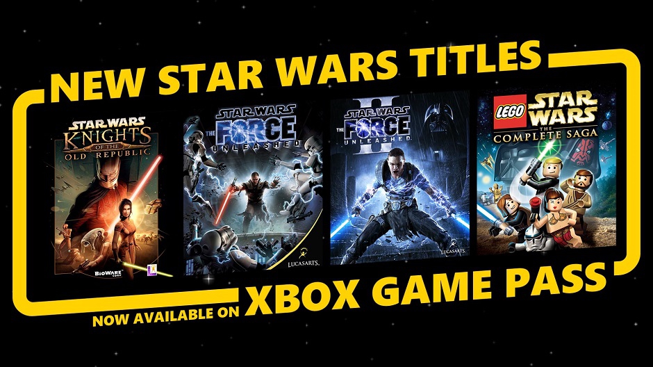 Xbox Game Pass : quatre titres Star Wars